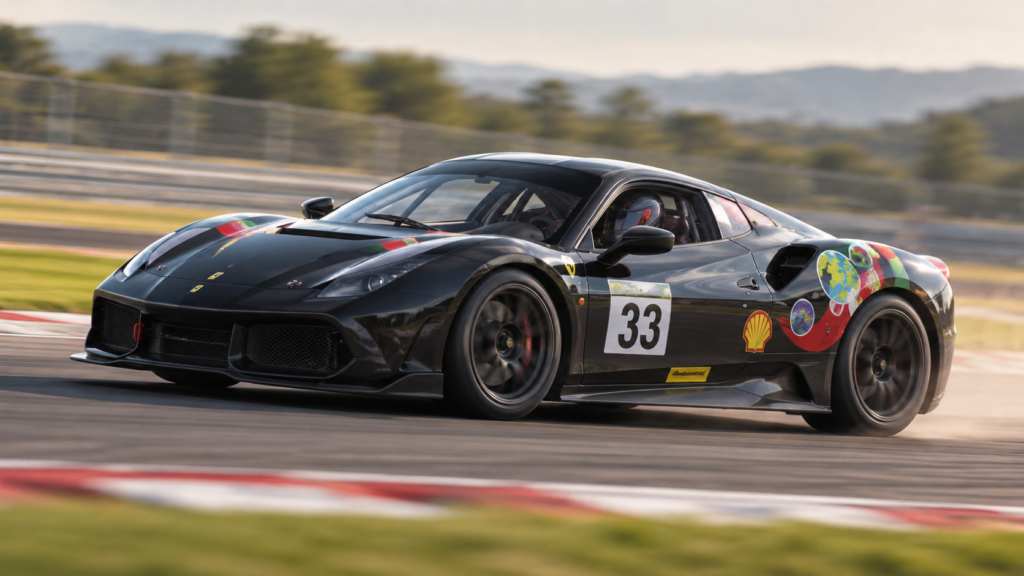 Ferrari Challenge testing